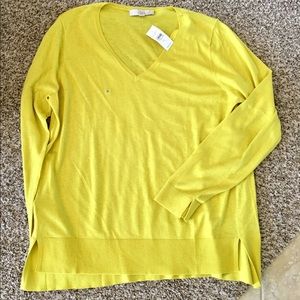 Lime/yellow oversized neck sweater! BNWT